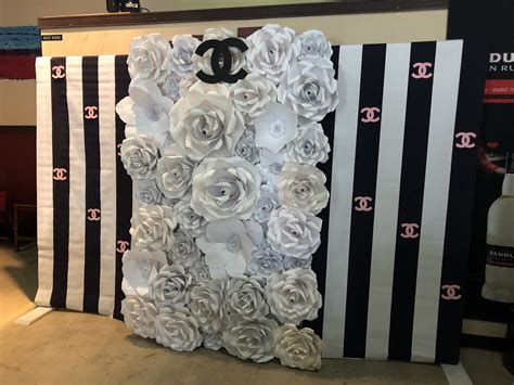 backdrop chanel|Chanel coco backdrop.